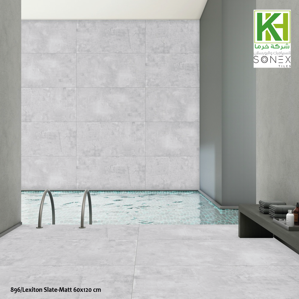 Picture of Indian matt porcelain tile 60x120 cm Lexiton Slate 